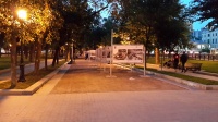 эстетичные уличные стенды для информации в вечернее время по заказу РЖД